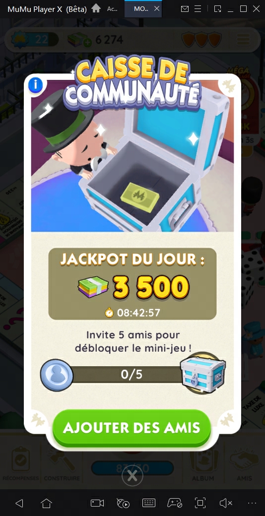 mini-jeu Monopoly Go