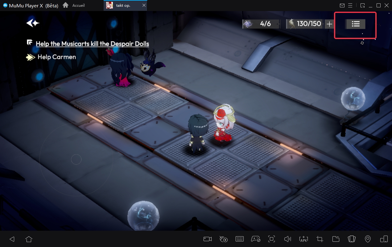 utiliser le code cadeau  takt op. Symphony