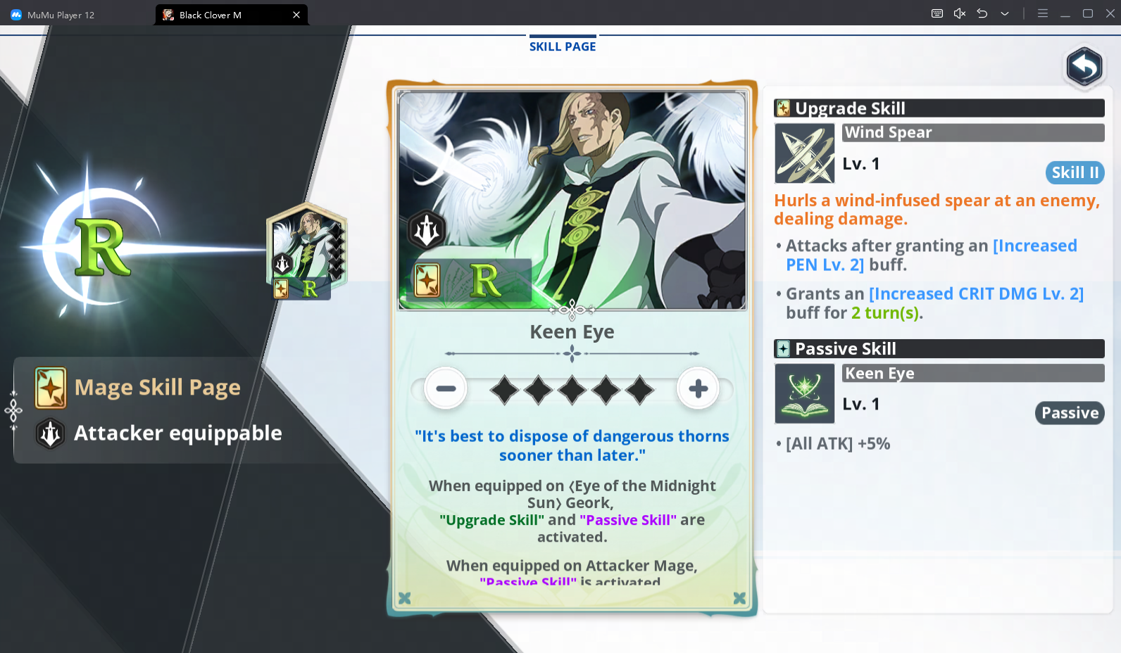 black clover m skill pages guide