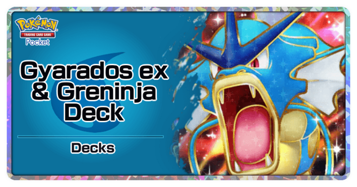 Gyarados ex / Greninja deck-Pokémon TCG Pocket Best Decks